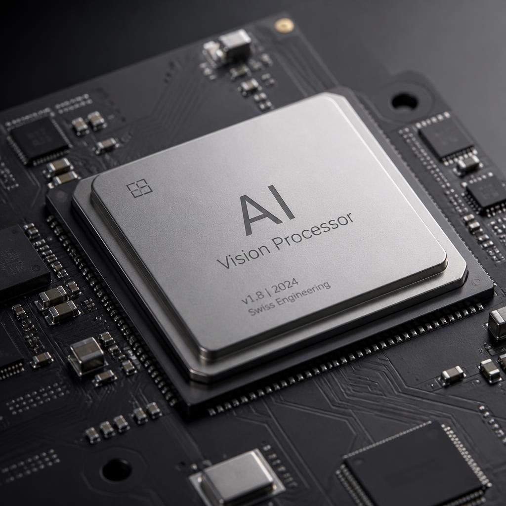 AI vision processor on circuit board